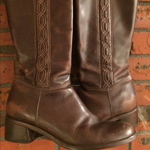 Clark leather boots